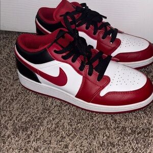 Nike Boy’s Red and Black Sneakers